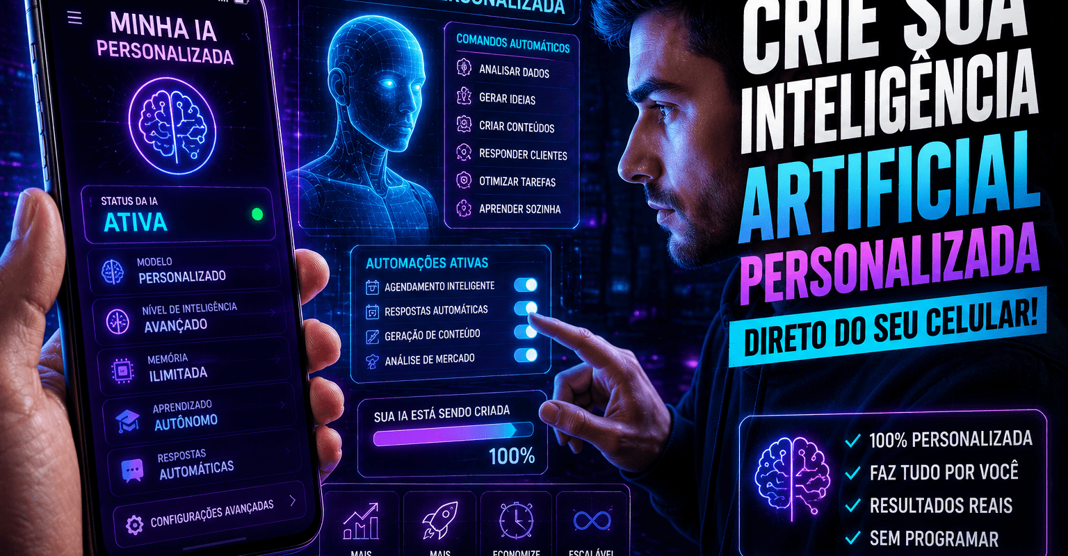 Como Criar Um Assistente Virtual com IA Diretamente no Celular (Guia Prático 2026)
