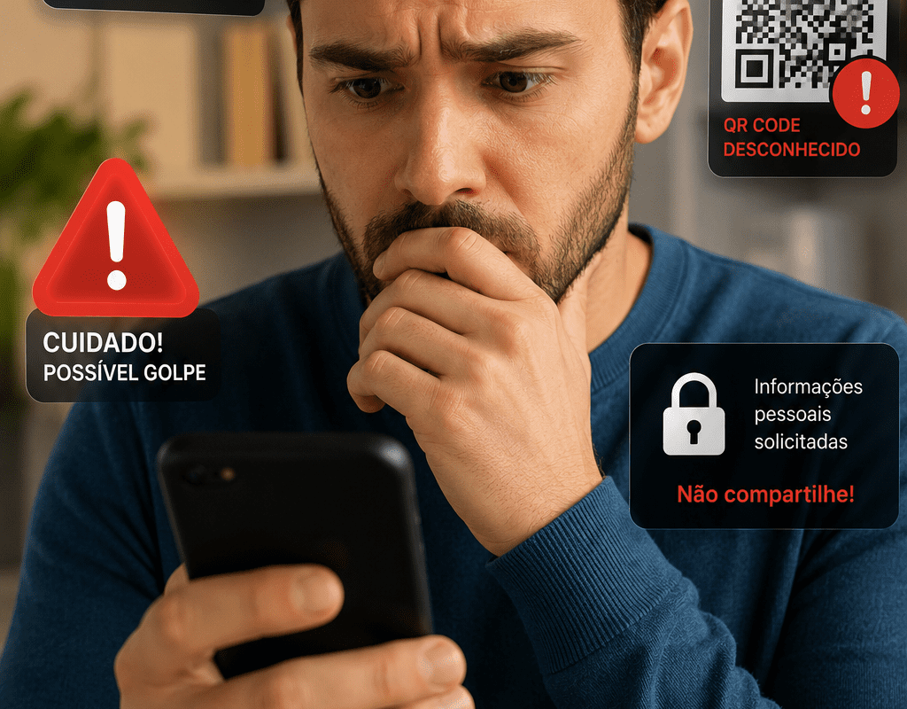 Os Golpes Digitais Mais Comuns no Brasil (e Como Evitar)