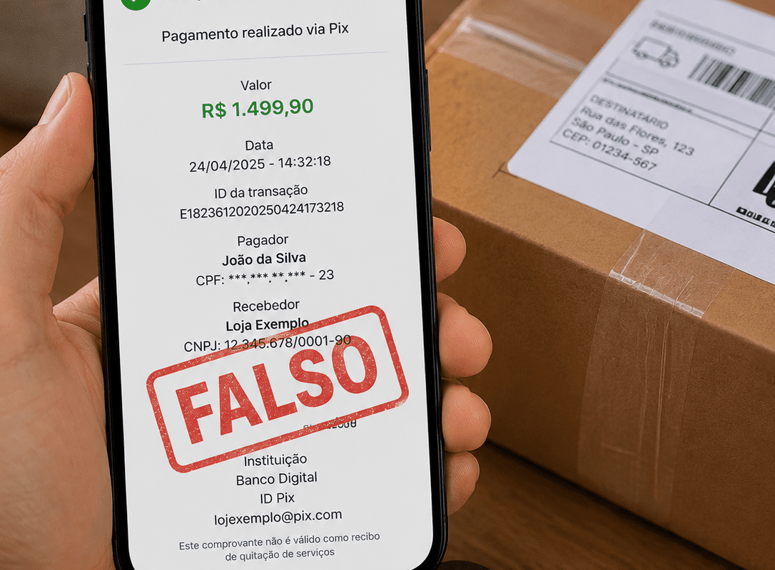 Golpe do Comprovante Falso: OLX, Mercado Livre, Enjoei