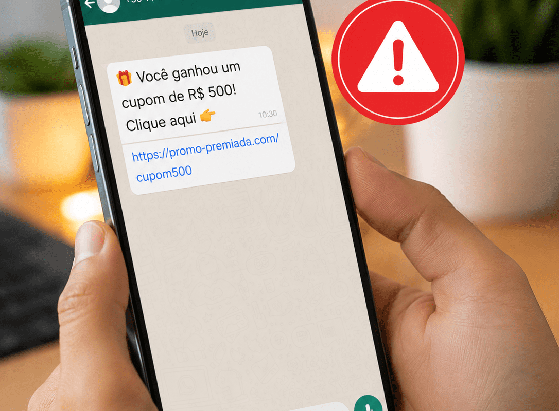 Golpe do Cupom no WhatsApp: Por Que É e Como Evitar